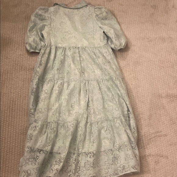 NEW Sage Green Midi Dress - Picture 5 of 6